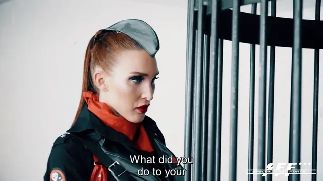 Poster: Intense Bdsm and foot fetish action with German slave babes and guards