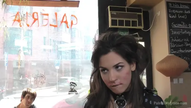 Poster: Budapest Babe Gets Bound and Brutalized, Scene 1