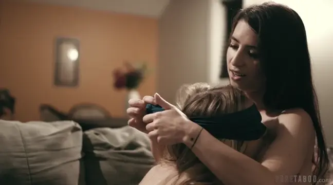 Poster: Angela White, Serena Blair And Scarlett Sage – Strings Attached