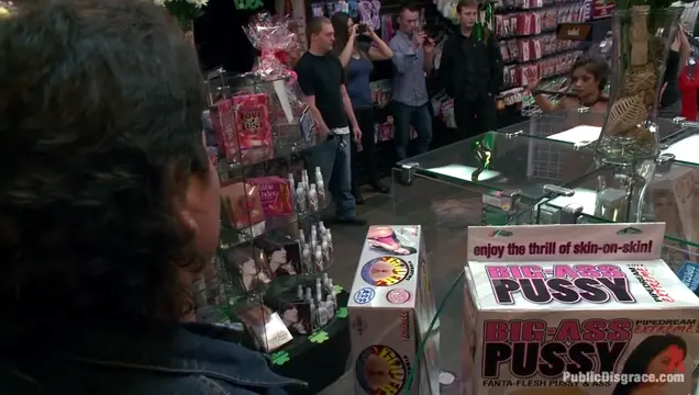 Poster: Latina Cutie With a Big Round Ass gets Dominated and Fucked in Public by Strangers, Scene 1