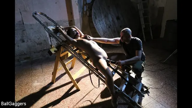 Poster: Daphne Klyde Ballgagged And Penetrated With A Big Dildo