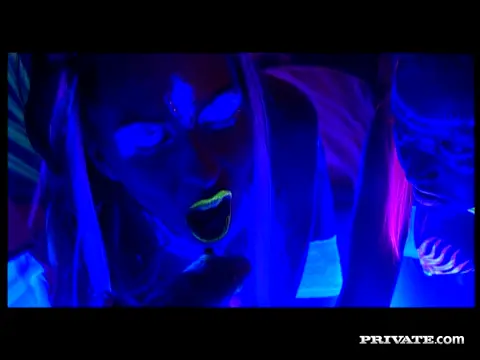 Poster: Lisa Sparkle and Sandra Iron Get Kinky Under UV Light