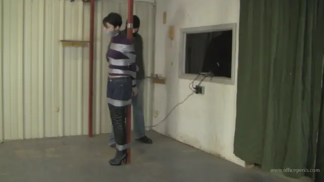 Poster: Tape Tied Booted Babe